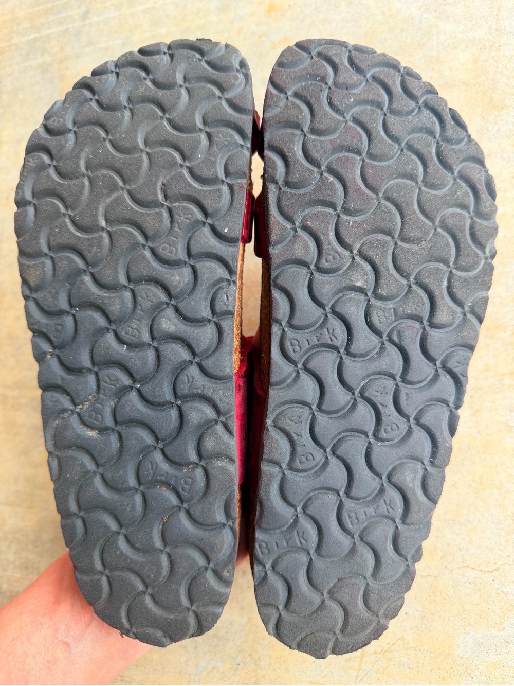 Birkenstock Mayari Red 9 EU 40 Genuine Leather - Picture 5 of 5